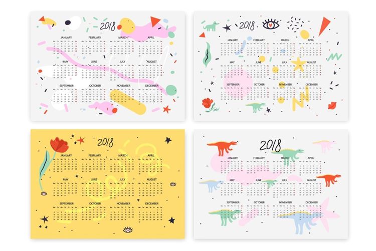 有趣活泼的节日卡通矢量素材合辑Holidays_editio