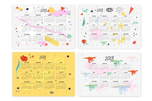 有趣活泼的节日卡通矢量素材合辑Holidays_editio