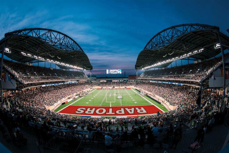 Football Field End Zone Mockup 足球场效果图贴图模版