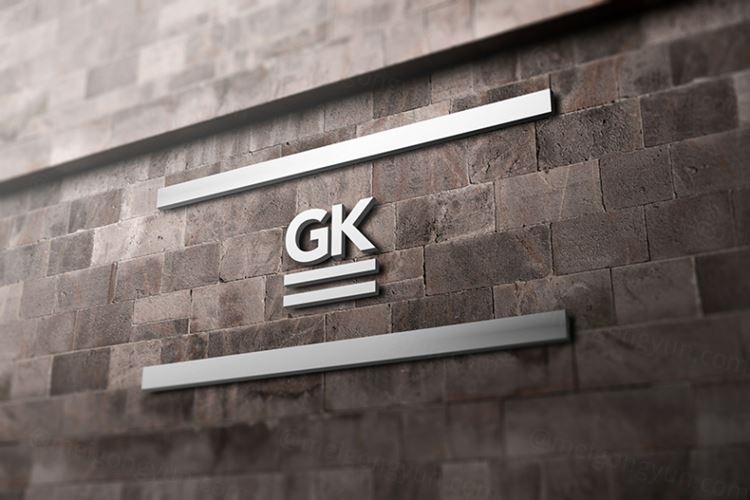 LOGO标志墙壁3D立体文字效果PSD样机模板 Logo Signage Wall Mock Up v.1