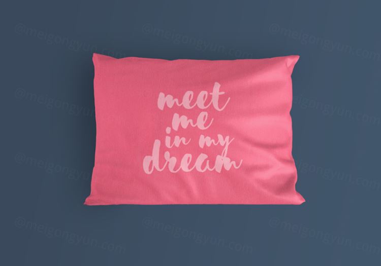 枕头模型PSD贴图模板Pillow PSD Mockup Vol003