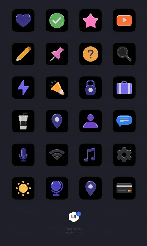30个高品质C4D渲染时尚有趣的3D图标合辑 Customisable