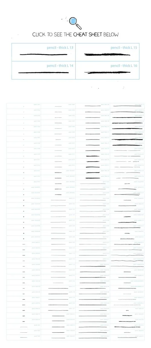 Ai手绘铅笔笔刷 Hand-drawn pencil AI