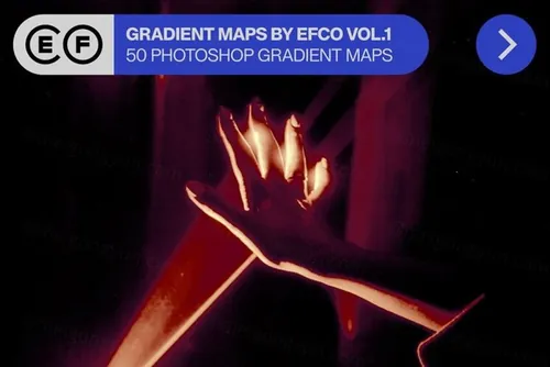 潮流做旧艺术PS渐变滤镜贴图素材 GRADIENT MAPS