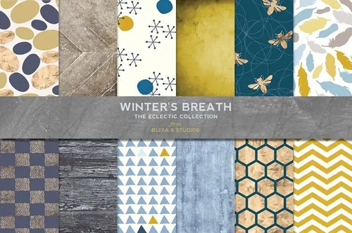 精致优雅手绘金箔元素背景纹理素材 Textured Navy