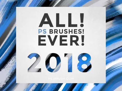 2018颜料涂抹PS笔刷合集 ALL  PS BRUSHES   EVER