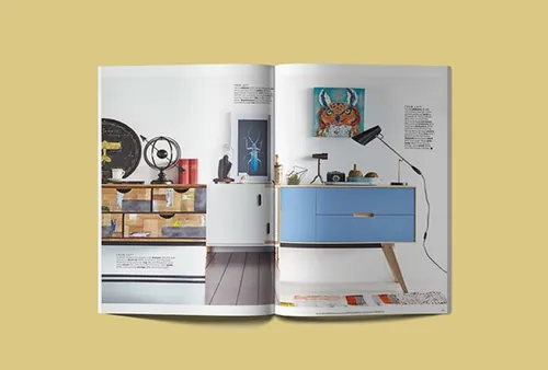 A4杂志模型PSD贴图模板A4 Magazine Mockup