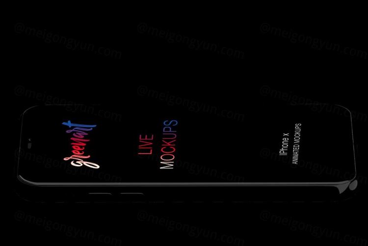 独特的动画iPhone X展示模型mockupsAnimated iPhone X - 5 Mock-up 2357664