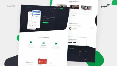 移动APP介绍落地页设计 Mobile App Landing Page 每日U
