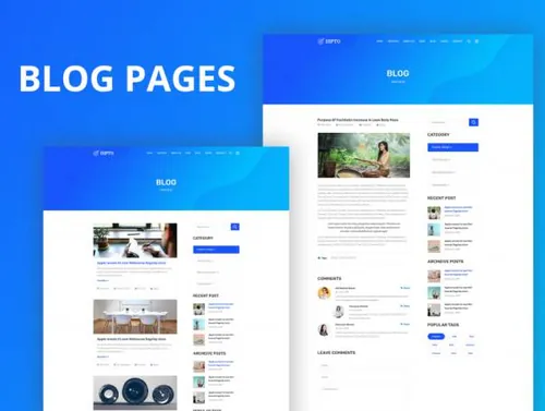 蓝色数字代理HTML模板Dipto - Digital Agency