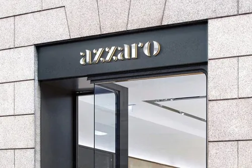 商店商铺门头店标LOGO设计展示样机PSD模板 Logo M