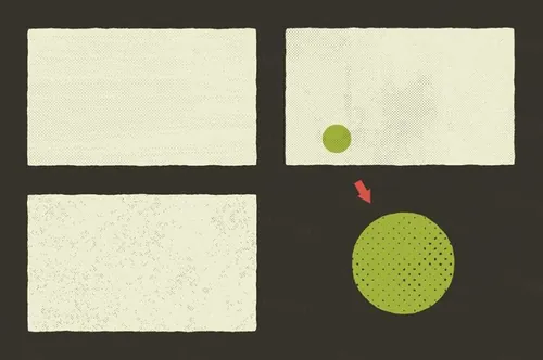 半调色背景纹理素材 Subtle Halftone Text