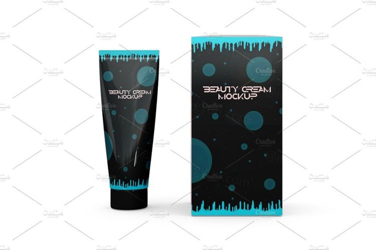 高品质的美容霜外观设计样机Beauty Cream Mockup