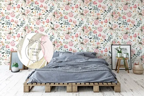 勃艮第花卉动物手绘水彩花卉植物设计素材 BBurgundy-