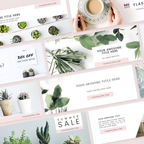 一套Facebook封面排版艺术设计的PSD模板 Light Facebook