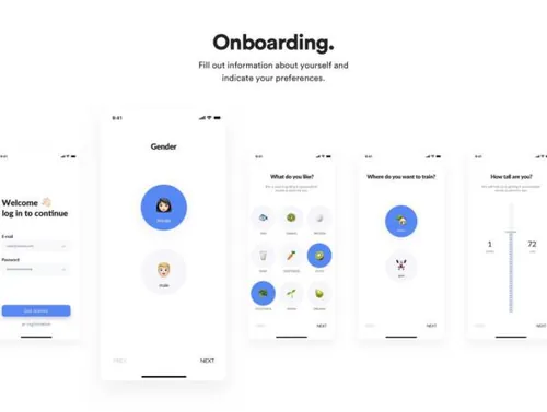 美食用户界面工具包 FitMe UI Kit
