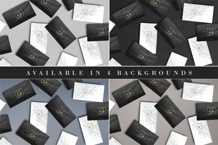 名片展示模型MockupsBusiness Card Mockup Bundle