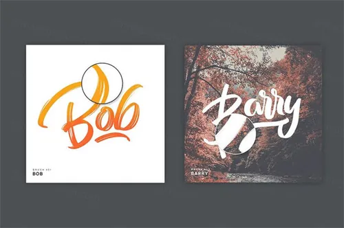 iPad专用手绘字体笔刷素材包 BrushScript Bundle