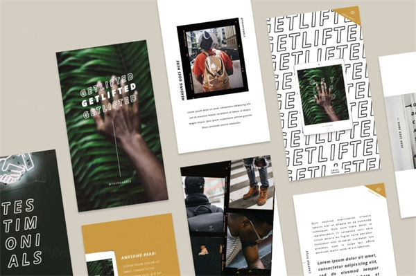 高品质Instagram社交媒体banner海报设计模板