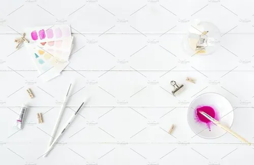 水彩时尚图片 Watercolour styled stock photo