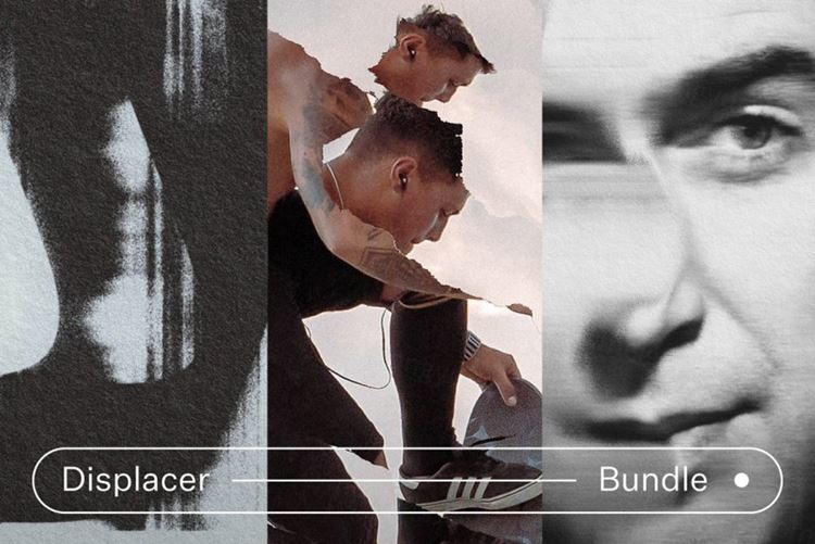 潮流做旧设计传真机扫描粗糙打印故障伪影图像模糊失真效果PS素