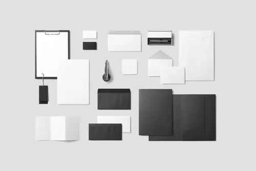 典雅的高端商务VI展示模版business VI mockups