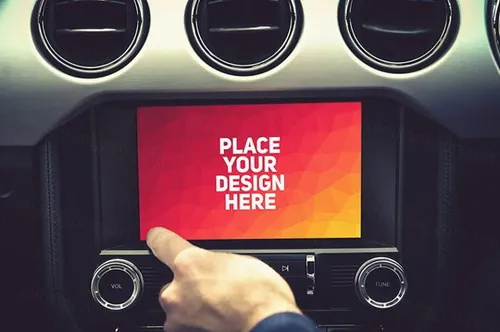 自动车载导航GPS样机展示Auto_Navigation_Mock-up