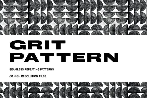 60张复古仿旧垃圾沙砾粗糙抽象几何图案素材 Grit Pat