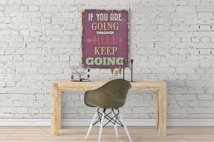 文艺范的文艺设计工作室办公场景Canvas_Mockups_Vol