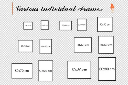 高端工作场景海报样机Mockup Poster with various frames