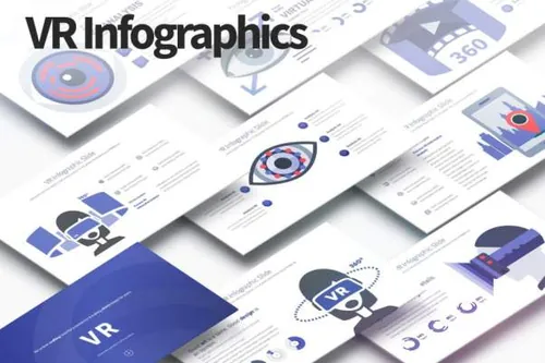 时尚高端信息图表幻灯片vr-powerpoint-infographics