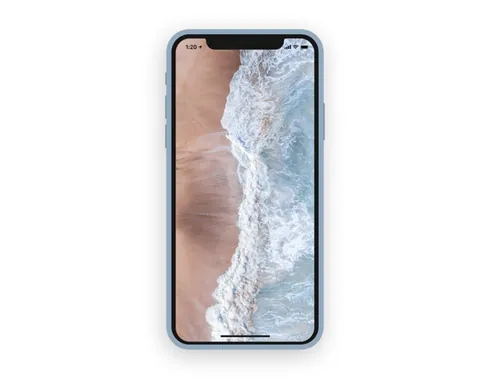 苹果扁平化白模样机PSD模板 iPhone X / XS Flat Mockup