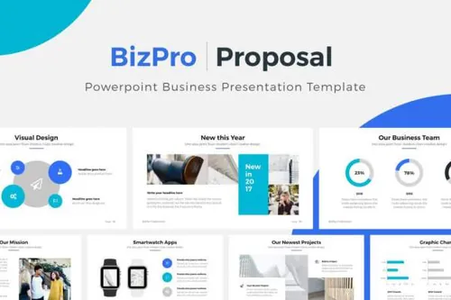 商业模板 BizPro. Powerpoint Business