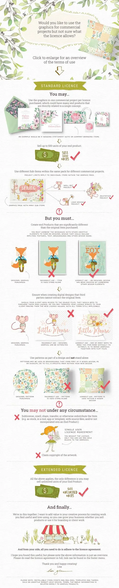 甜美手绘水彩花卉花环DIY设计素材Watercolour-W