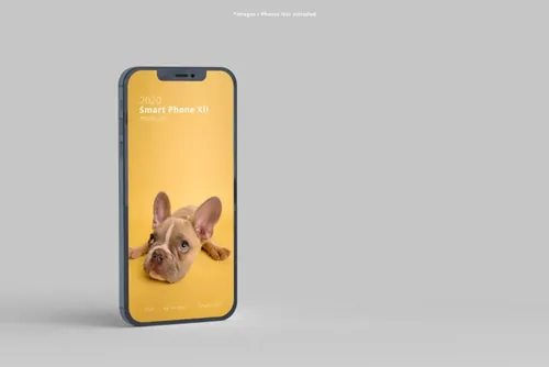 最新2020苹果iPhone 12手机样机UI贴图样机PSD模板 Smart Phone Mockups