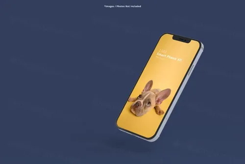 最新2020苹果iPhone 12手机样机UI贴图样机PSD模板 Smart Phone Mockups