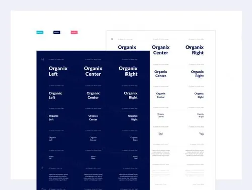 交友软件用户界面模板Organix UI Template