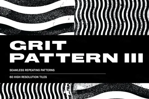 60张复古仿旧垃圾沙砾粗糙抽象几何图案素材 Grit Pat