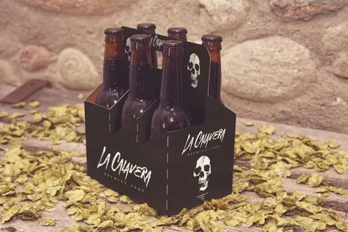 高品质时尚高端啤酒包装设计展示模型 6-pack-beer-box-mopckup