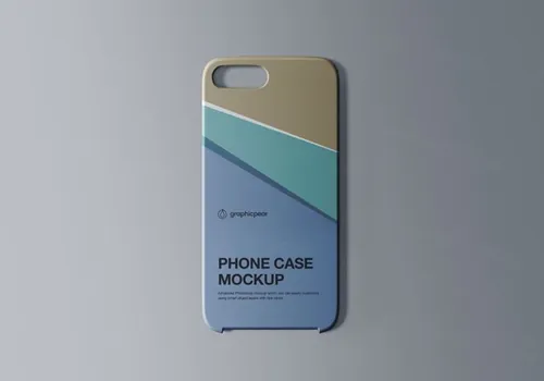 手机壳贴图样机展示PSD模板 Phone Case Mockup