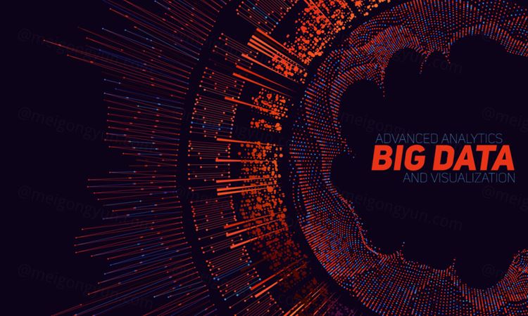 数据化未来信息图表美学设计EPS矢量插图素材 Big data visualization