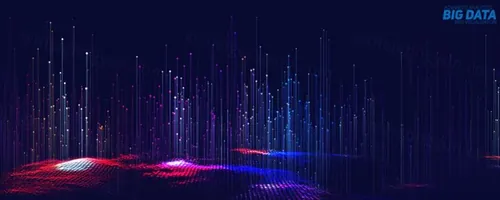 数据化未来信息图表美学设计EPS矢量插图素材 Big data visualization