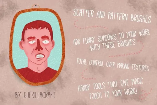 复古粗糙纹理设计素材ScatterPattern Photo