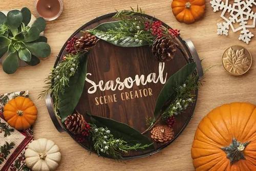 冬季圣诞节场景设计素材Seasonal Scene Crea