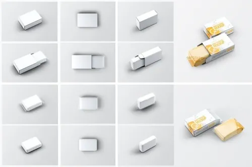 高品质的时尚香皂肥皂VI样机展示模型soap-bar-package-mock-up