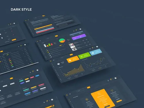 仪表板用户界面工具包Sorento Dashboard UI Kit