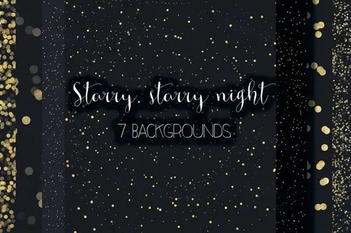 星夜背景背景 starry night backgrounds