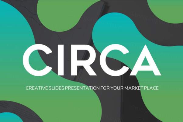 风格独特的抽象圆形图形幻灯片模板下载 Circa – Powerpoint Template