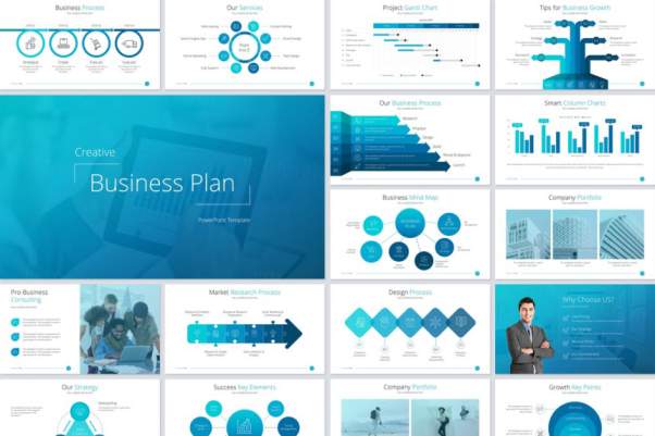 商业策划商业计划书PPT幻灯片模板 Business Plan PowerPoint Template