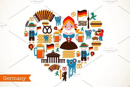 德国情怀的图形素材合集 Germany Love